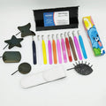 90 Degree Boot Heart Print Individual 3D 6D Volume Stainless Steel Precision Eyelash Tweezers Sustainable False Lash Tool