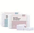 Skylark 1000-Count Non-Woven Silk-Soft Lightweight Skin-Friendly 5.3x6cm 1-Layer Rectangle Daily Cleaning Cotton Pad Model