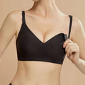 Seamless Bandeau Maternity Nursing Wireless Bras Breastfeeding Mommy Buckle Nursing Bra Front Open Pregnancy Support Lifting