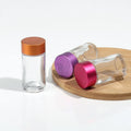 Factory Direct Wholesale Customizable Smell-Proof Seal Liner Glass Tube Child-proof Screw Cap 3pcs 0.5g Cosmetic Loose Powder