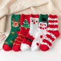Hot Sale Plush Christmas Novelty Slipper Socks Cozy Warm House Floor Socks for Winter Family Gift Socks