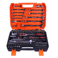 Car Spanner 82 Pieces Socket Spanner Car Machine Dual Purpose Spanners Socket Set Tool Box