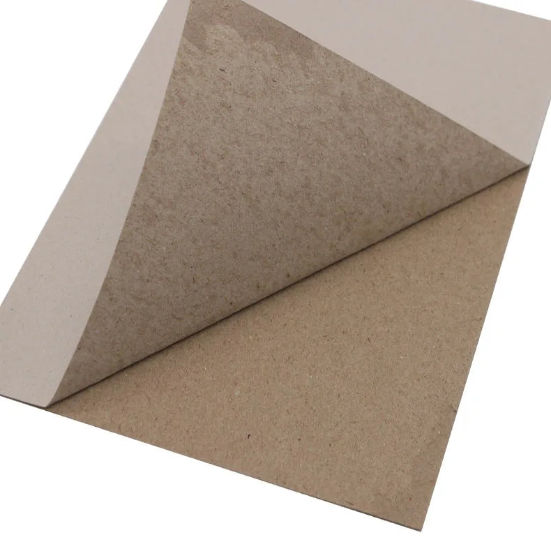 Laminated Grey Cardboard 1~3mm Solid Grey Board Press Cardboard High Density Gray Chip Board