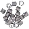 A2-70 Stainless Steel Metric Thread Adapter Inserts Various Sizes (M8 M6 M8 M4 M5 M3)-Internal & External Reducer Sleeves in Red