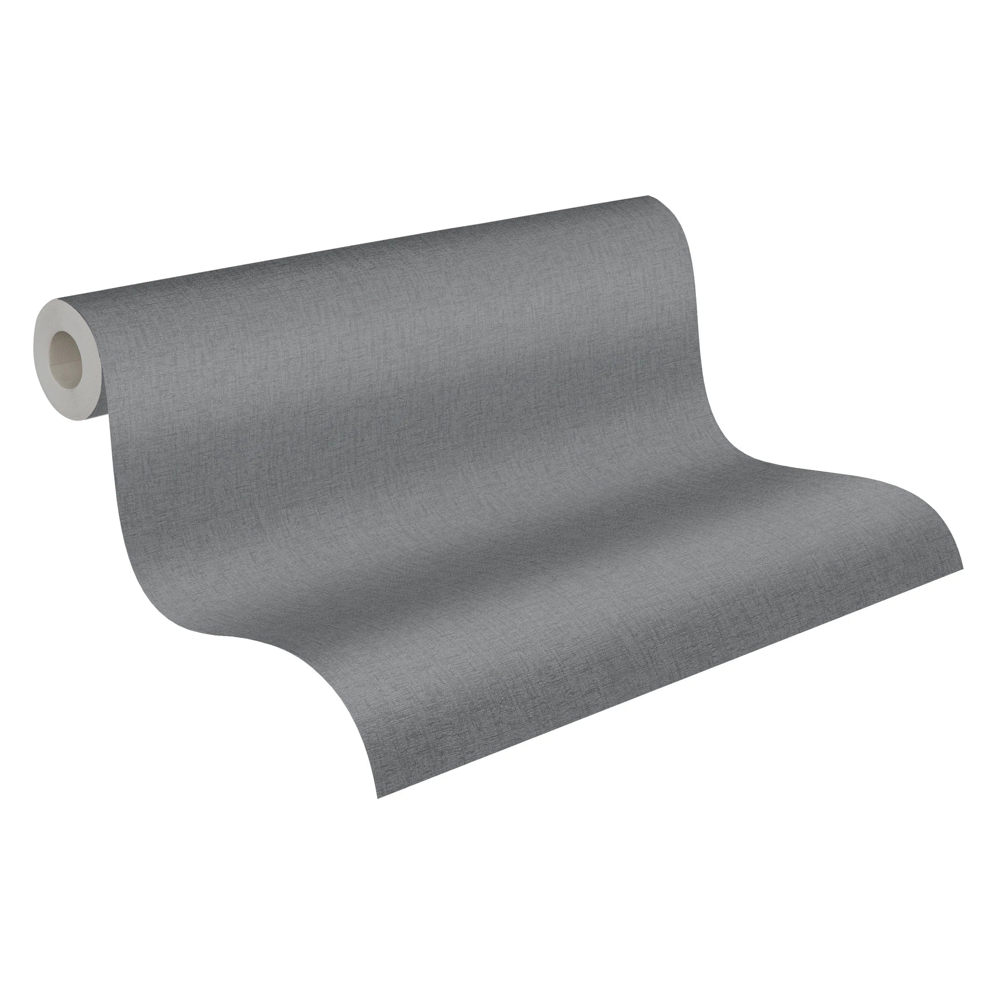 Made in Germany - Wallpaper rolls Solid Plain Anthracite Grey - Non Woven Vinyl - Modern Wallpaper Plain Solid - 1005 x 053 m