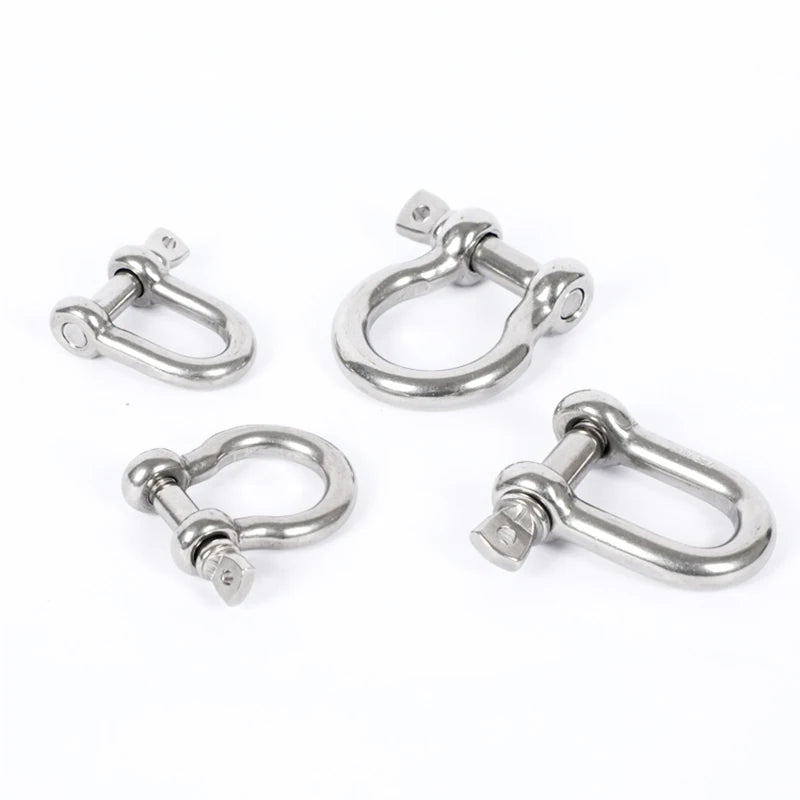 Best-Selling Precision High Hardness Heat-Resistant Stainless Steel Bow Shackles for Industrial Use