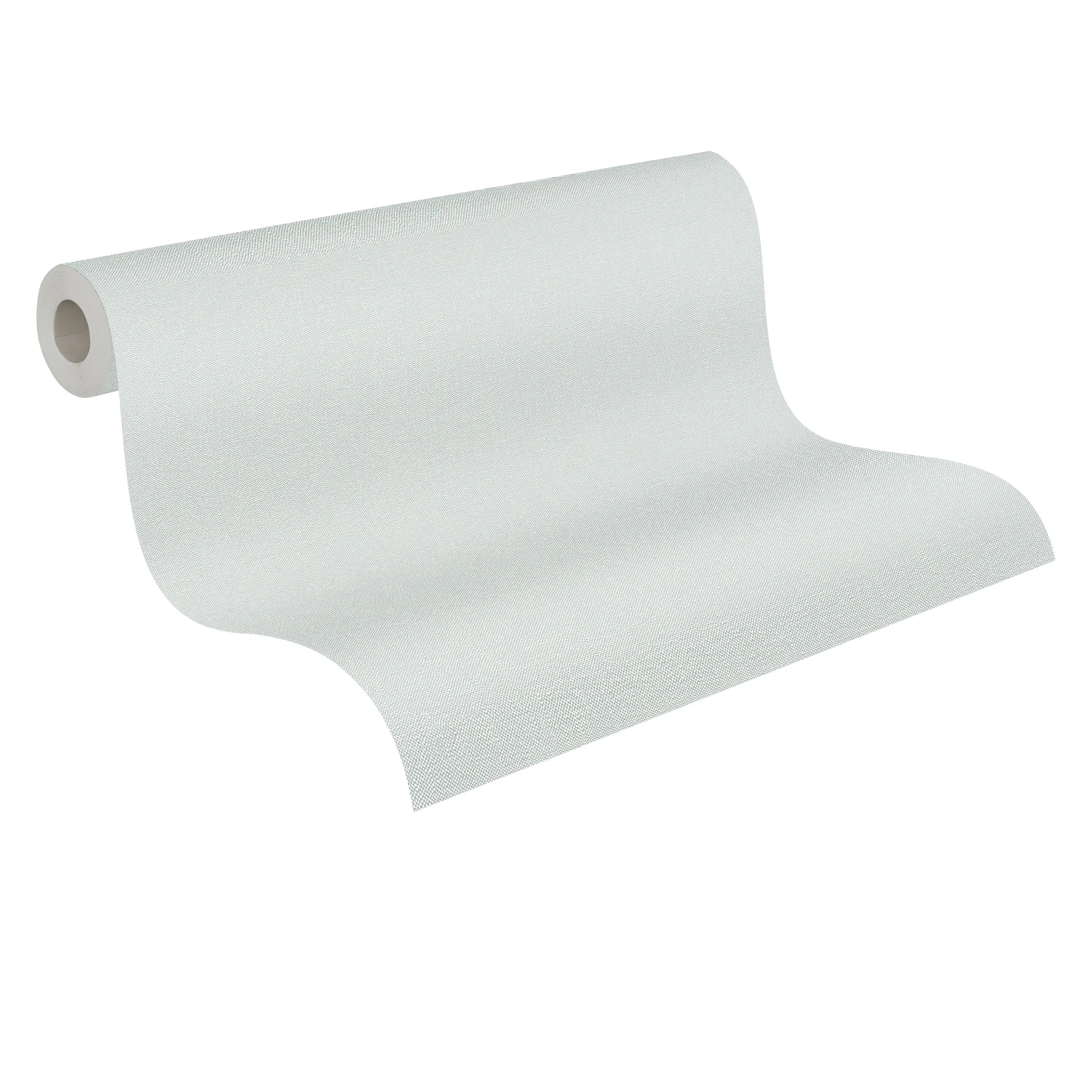 Made in Germany - Wallpaper rolls Solid Plain Grey Silver - Non Woven Vinyl - Wallpaper Structure for Walls - 1005 x 053 m