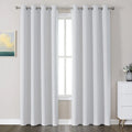 JA Wholesale Polyester Blackout Curtains Grommet Thermal Insulated Room Darkening Curtains for Living Room Oom