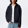 Oversized Men's Zip-Up Hoodie 100% Cotton Heavyweight Terry Fabric Custom Print Boxy Style Autumn Casual Regular Length