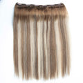 New Product Double Drawn Invisible One Piece Clip in Invisible Injected Halo Hair Extension