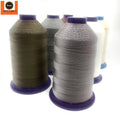 Hilo Thread Nylon Bonded 6.6 V69 Tex 70 Nylon Bonded Thread 69 Black 210d/3 Bonded Nylon Heavy Duty Thread