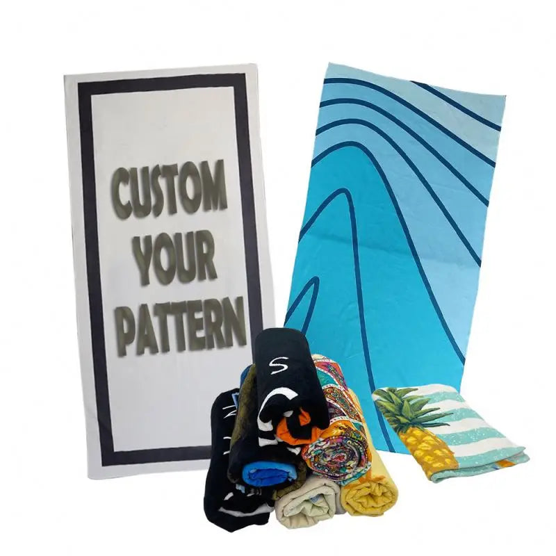 Hot Personalized Printing Promotion Beach Towel Custom Made Beach Sport Towel Beach Towels