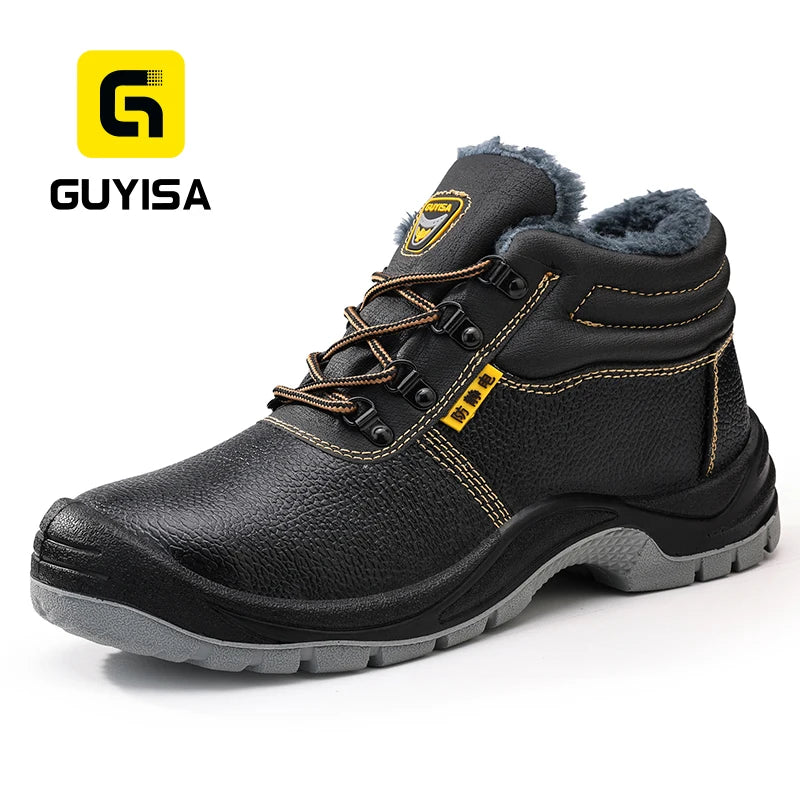 GUYISA Industrial Protective Labor protection Shoe European Standard Steel Toe Workshop Work National Standard Steel Safety Boot