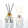 Transparent Hexagonal Glass Aromatherapy Diffuser Bottle with Volatile Stick & Screw Cap for Bedroom & Living Room Decor