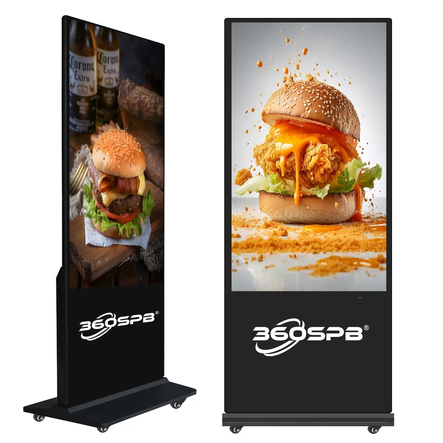360SPB 65-Inch Infrared Touchscreen LCD IP65 Video Wall Advertising Display for Shopping Malls Subway Wayfinding Education