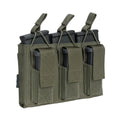 Triple Nylon Tactical Magazine Accessory Bag with MOLLE System Quick Release & Lightweight Design-Durable Outdoor Use Storage