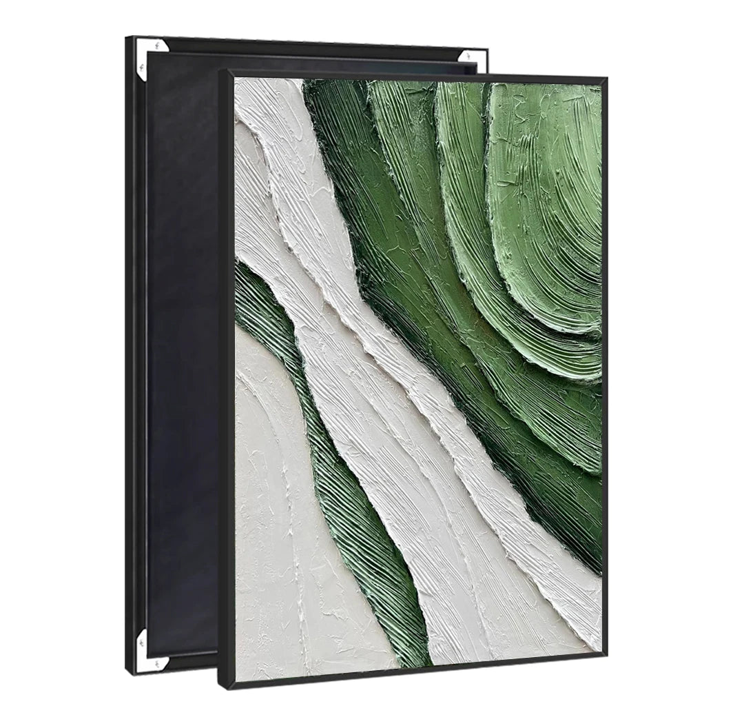 UNIART Luxury Original Canvas Acrylic Oil Painting Hand-painted Vertical Abstract Texture Wall Decor for Hotels Galleries Indoor MegaBDM