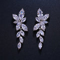 MOQ 2pcs Only Wholesale Womens Jewelry Wedding Earrings Cubic Zirconia for Bride
