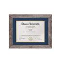Graduation Diploma Picture Frame With Tempered Glass and Multiple Mats Wood Certificate Frames Rustic Brown Vintage Style