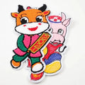 Embroidered Parches Supplier Custom Cute Animal Logo Sequin Embroidery Chenille Patches for Clothing