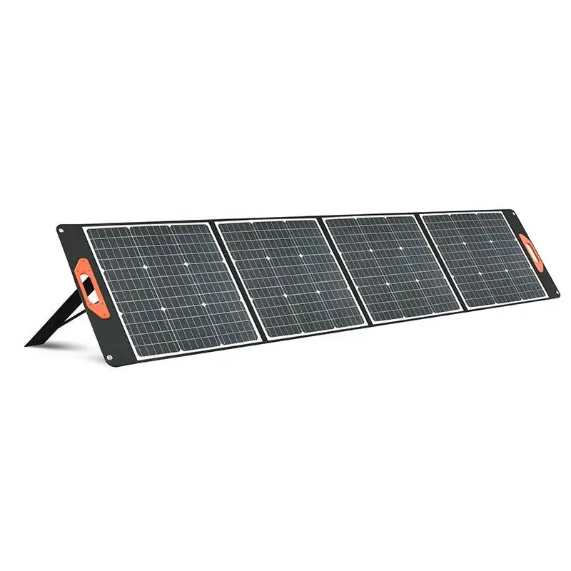 200W Portable Foldable Solar Panel Kit with QC3.0 Quick Charging 21% Efficiency Waterproof & Plug-and-Play for Home Phone Use MegaBDM