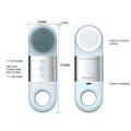 Waterproof IPX 7 New Electric Sonic Heated Silicone Face Scrubber Household Deep Cleansing for Nose Skin Care Brush