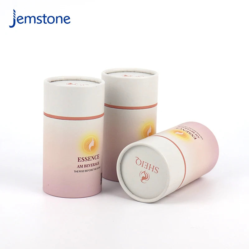 Custom Recyclable Luxury Kraft Cardboard Food Beverage Tea Coffee Cylinder Box Packaging Perfume Bottle Paper Tube MegaBDM