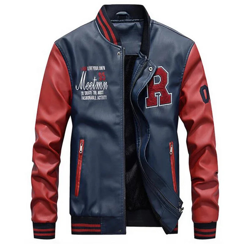 Men's Plus Size Varsity College Jacket Wholesale Blank Custom Logo Plain Letterman Style 2024 Outerwear