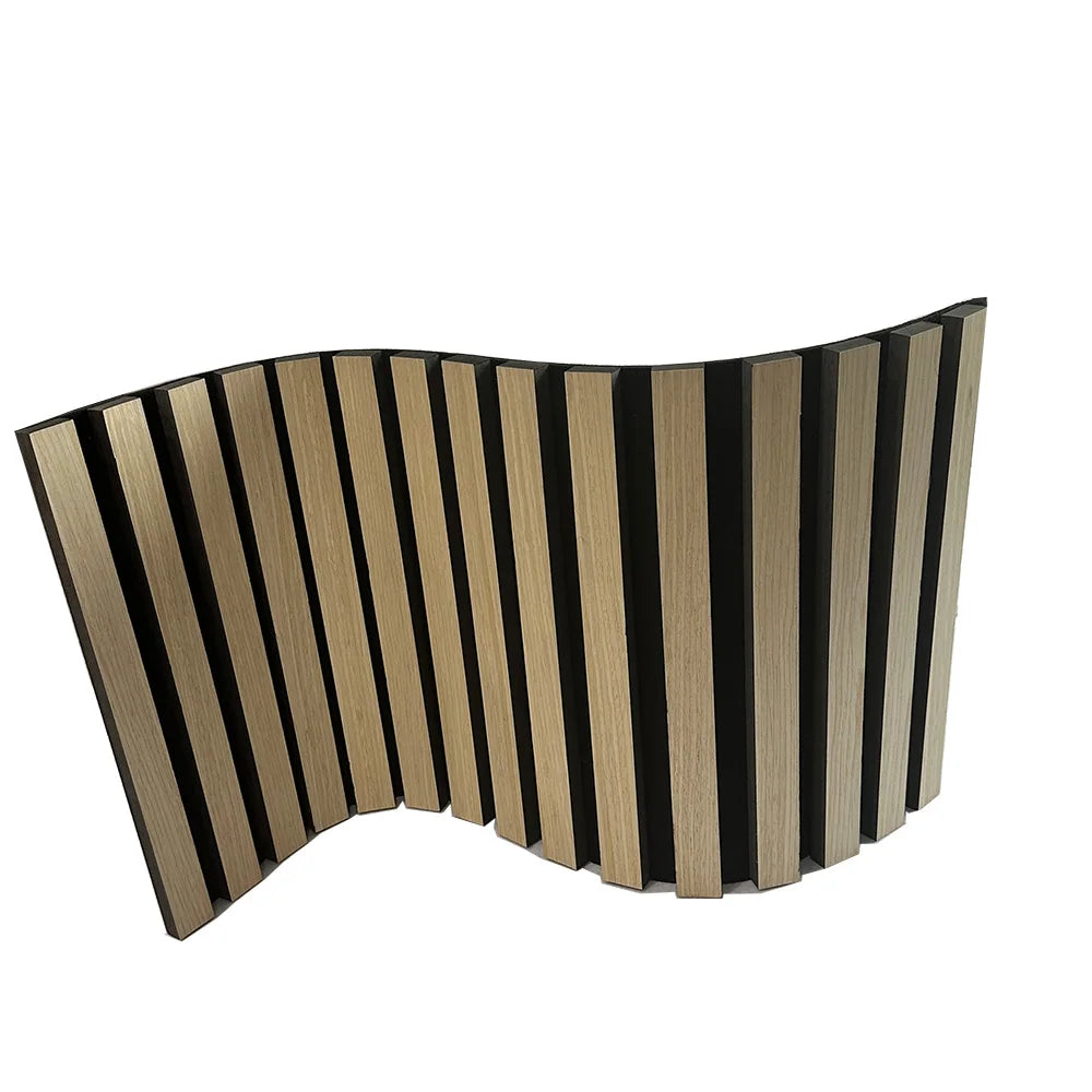 Trending Modern Hotel Use Soundproof Acoustic Wall Panels MDF+Polyester Fiber Customized Color Graphic Design Solution