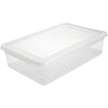 Storage boxes Plastic Natural Transparent 39 x 26.5 x 10 cm