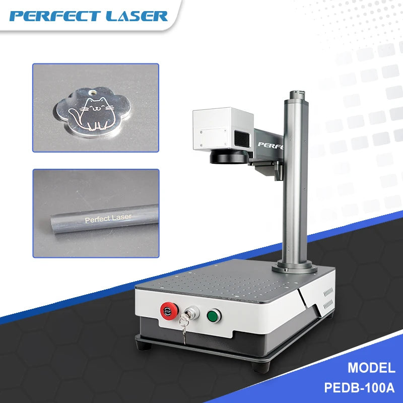 Perfect Laser Cheap Portable Raycus logo Maker Bulb Tire Stainless Steel Metal Deep Engraving Fiber Laser Marking Machine Price
