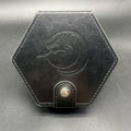 Wholesale Ready Stock PU Leather Hexagon Dice Organizer Box-Durable Compact Portable Case for DND Tabletop Gaming Accessories