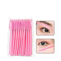 PRAECLARUS Crystal PT033 Multi-Color Nylon+Plastic Mascara Brushes 50 Pcs/Pack Eyelash Cleaning Brush Makeup Eyelash Extension