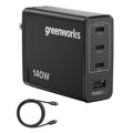 24V PowerAll Charger Set with 140W USB-C Charger Block and (2) 3.3' 100W USB-C Cables MegaBDM