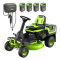 60V 30" CrossoverT Riding Lawn Tractor with (4) 8.0 Ah Batteries and 600-Watt Charger, CRT3062 MegaBDM