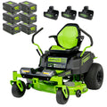 80V 42" Cordless Battery CrossoverZ Zero Turn Lawn Mower, (6) 5.0Ah Batteries and (3) Dual-Port Turbo Chargers, CRZ4281 MegaBDM