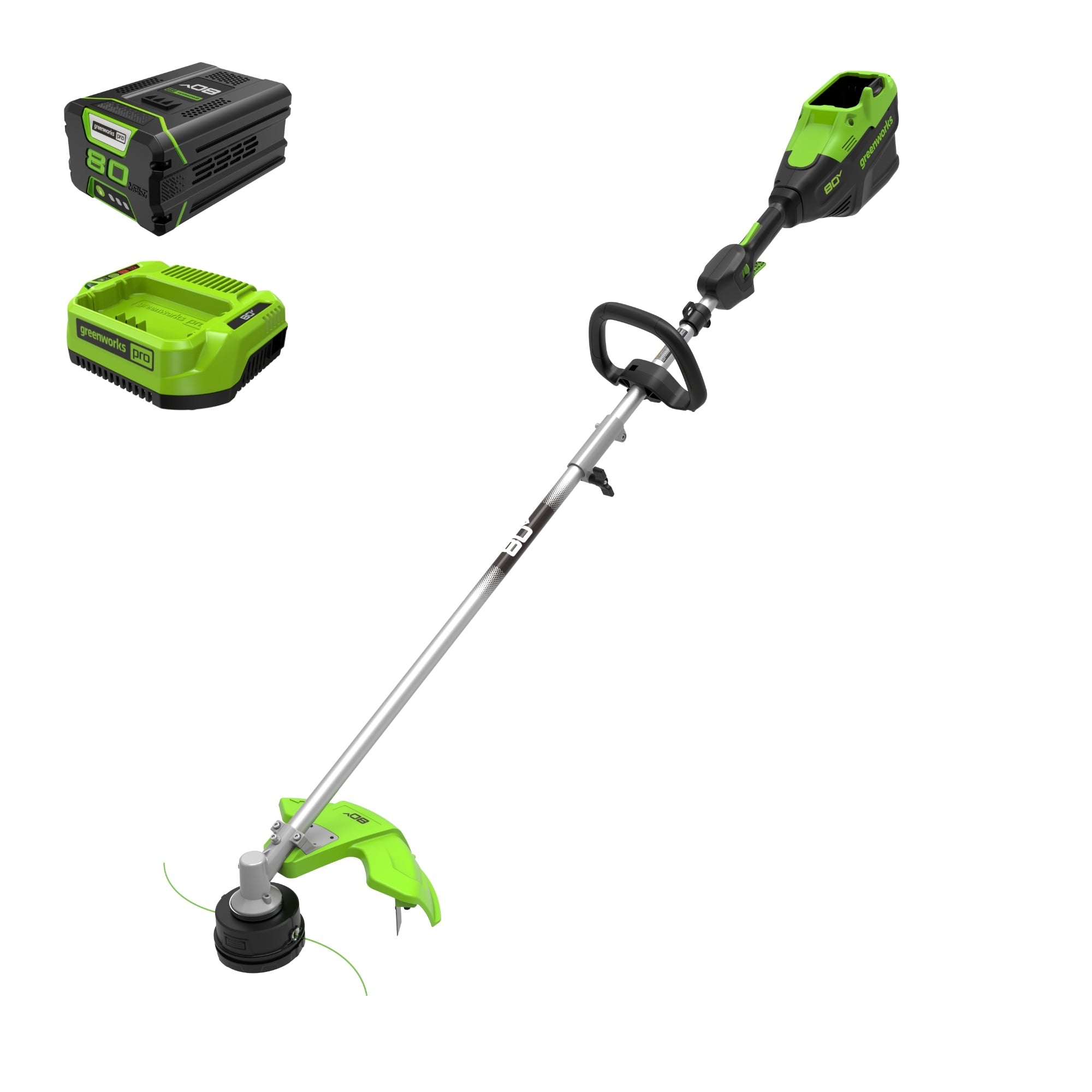80V 16" Gen3 Cordless Brushless String Trimmer (Attachment Capable): 2.5 Ah Battery and Charger MegaBDM