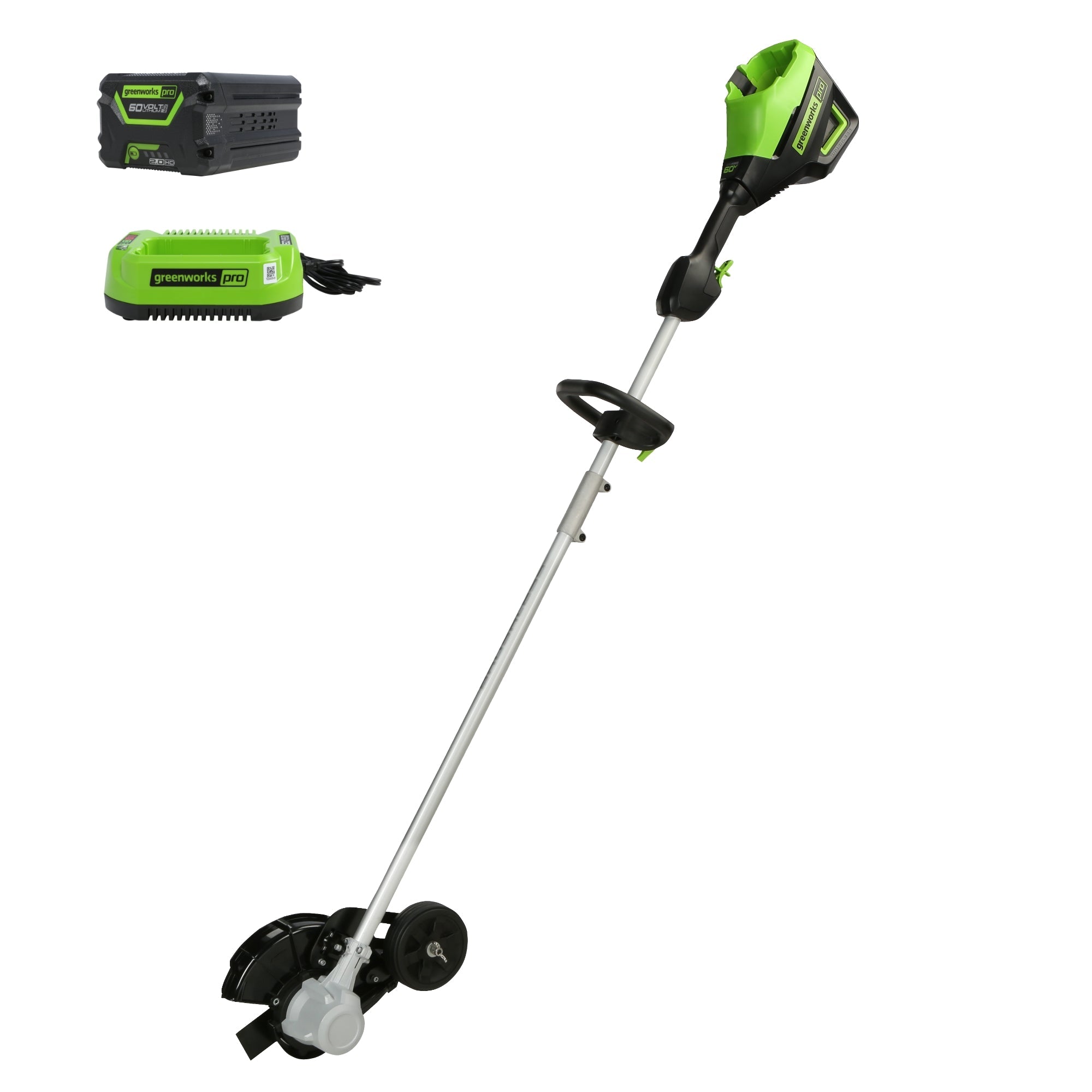 60V 8" Cordless Battery Edger: 2.0 Ah Battery and Charger MegaBDM