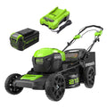 40V 21" Cordless Battery Self-Propelled Lawn Mower: 5.0Ah Battery & Charger, LM2104S MegaBDM