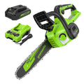 24V 10" Cordless Battery Chainsaw: 2.0 Ah USB Battery and Charger MegaBDM