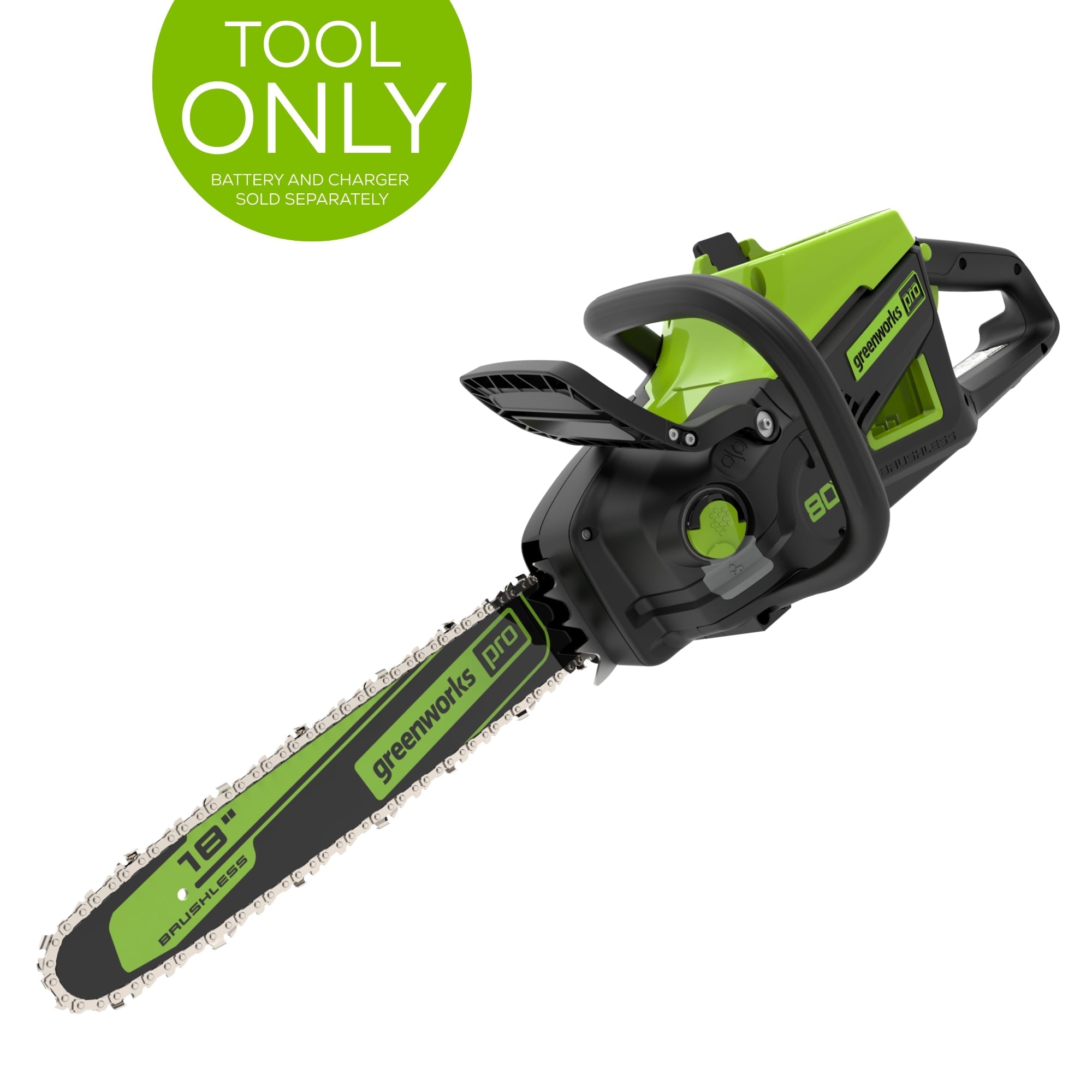 80V 18" Cordless Battery 2.5kW Chainsaw (Tool-Only) MegaBDM