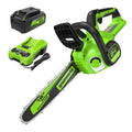 24V 12" Cordless Battery Chainsaw: 4.0 Ah USB Battery and Charger MegaBDM