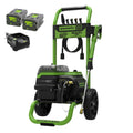 60V 3000-PSI 2.0 GPM Electric Pressure Washer: (2) 4.0 Ah Batteries and Rapid Charger MegaBDM
