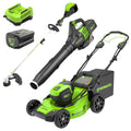 80V 21" Cordless Battery Brushless Self-Propelled Mower 3pc Combo Kit: 4.0 Ah Battery and Rapid Charger MegaBDM