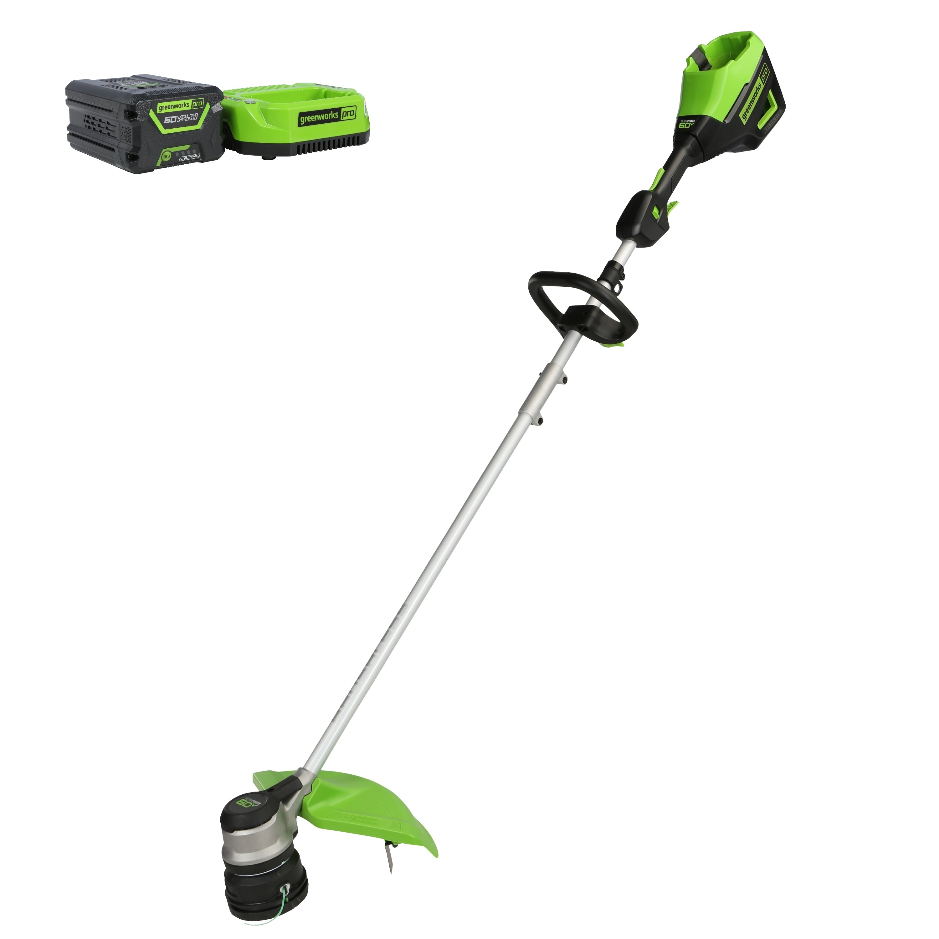 60V 16" Gen2 Cordless Battery String Trimmer: 2.5 Ah Battery and Charger MegaBDM