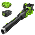 60V 660 CFM Cordless Battery Brushless Leaf Blower: 2.5 Ah Battery and Charger MegaBDM