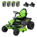 60V 42" Cordless Battery CrossoverT Riding Lawn Mower, (4) 8.0 Ah Batteries and (2) Dual-Port Turbo Chargers, CRT4262 MegaBDM