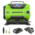 24V Cordless Battery Inflator: 2.0 Ah Battery and Charger MegaBDM