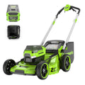 60V 21" Cordless Battery Dual Blade Self-Propelled Mower, (1) 8Ah battery and 6A Charger, LM2146S MegaBDM