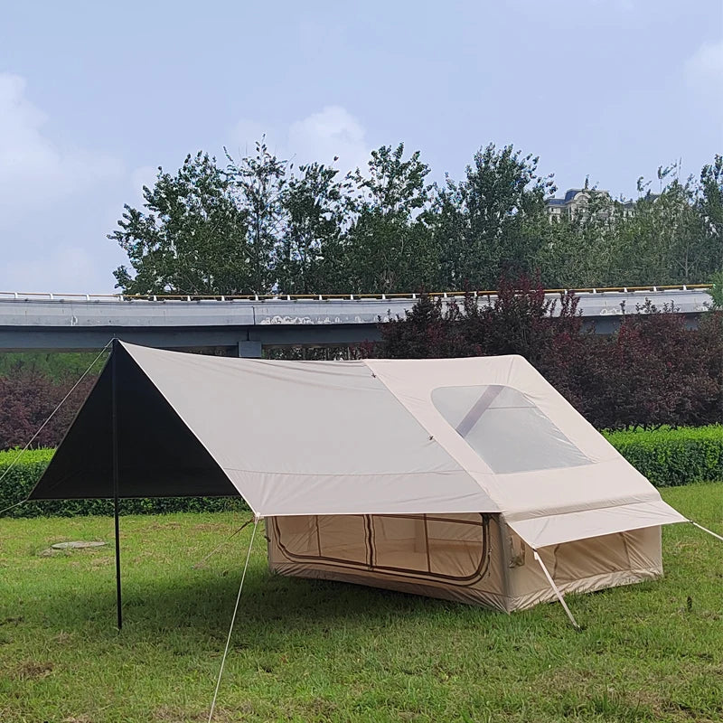 2-4 Persons 4 Seasons 6.3 Luxury Waterproof Windproof Inflatable Air Tent with Pumps and Carry Bag for Family Camping